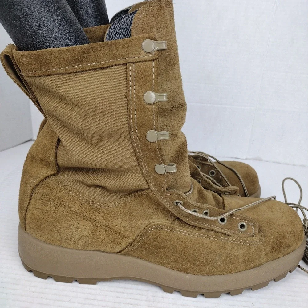 McRae Army Military Coyote Suede Gore-Tex Soft Toe Mens Boots Size 12 NEW